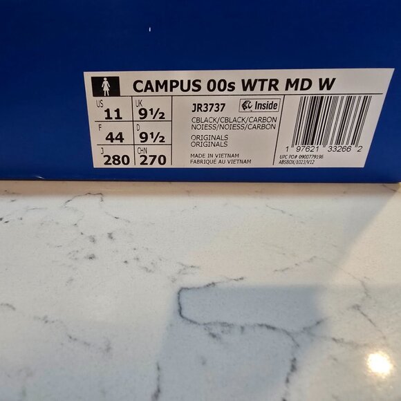 adidas Campus 00s Winter Mid Black Suede Boots Shoes Mens Sz 10 JR3737 NEW - Picture 14 of 16